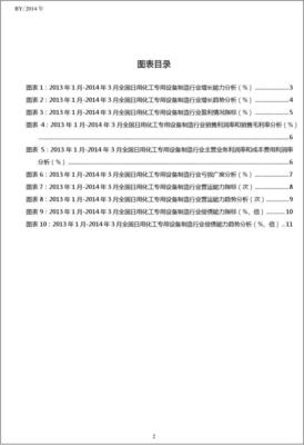 2013-2014年3月全國日用化工專用設備制造行業經營狀況月報
